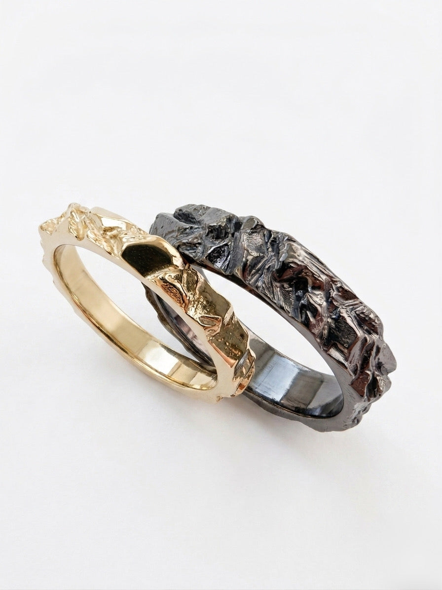 Ring "Granite rock" light (3 mm)