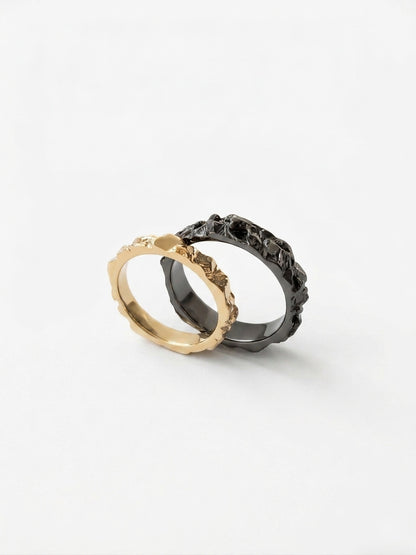 Ring "Granite rock" light (3 mm)