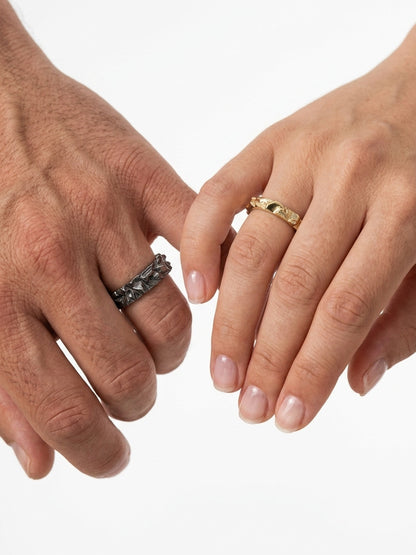 Ring "Granite rock" light (3 mm)