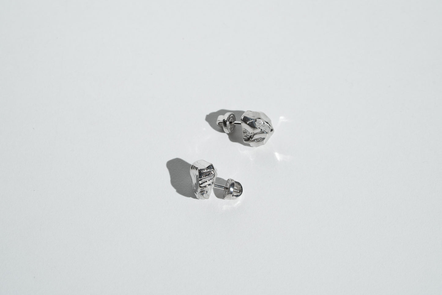 Earrings "Stone" (10 mm)