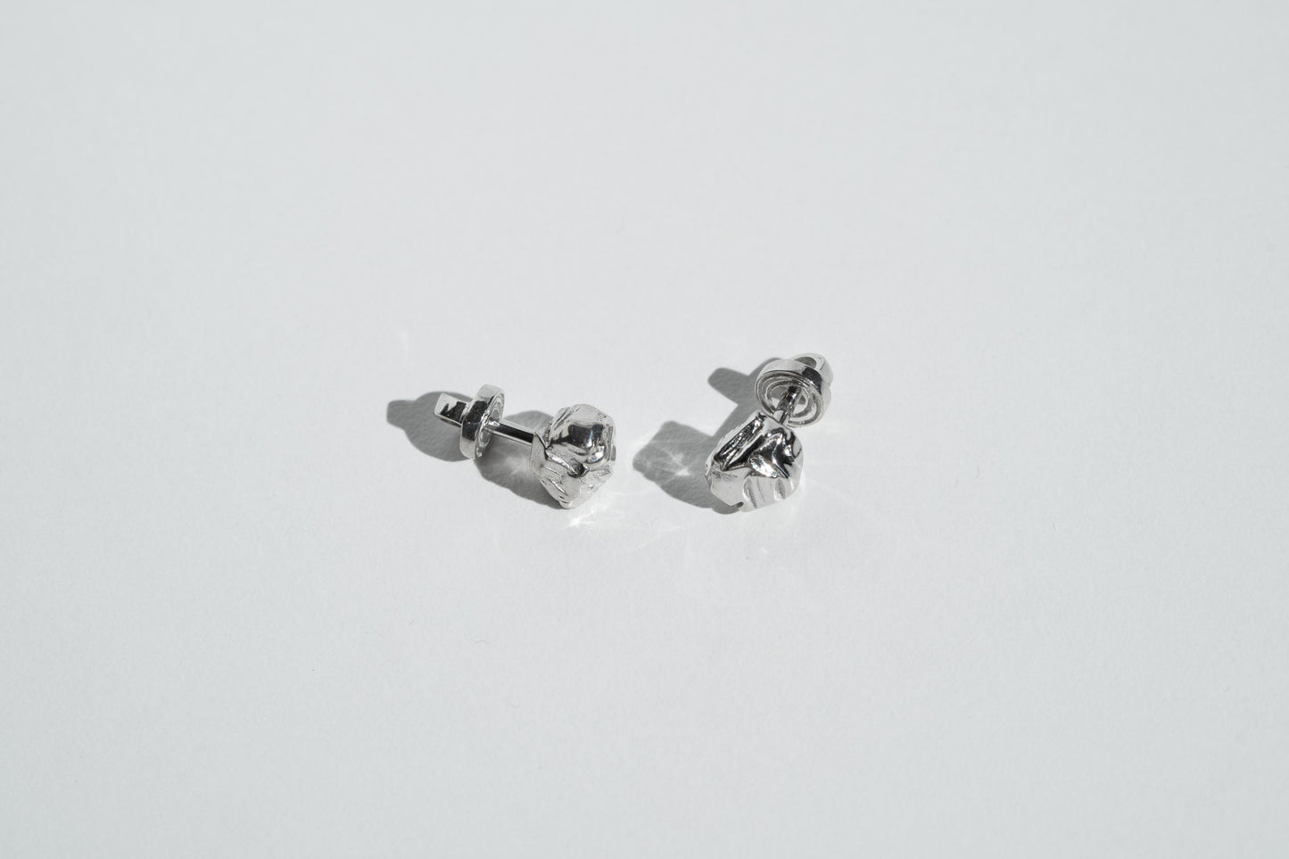 Earrings "Stone" (6 mm)