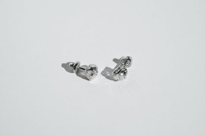 Earrings "Stone" (6 mm)