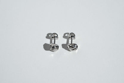 Earrings "Stone" (6 mm)