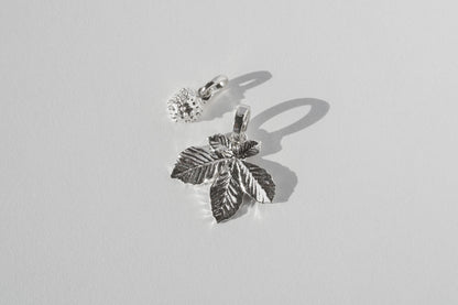 Pendant set “Chestnut Nut&Leaf” (20 mm) light