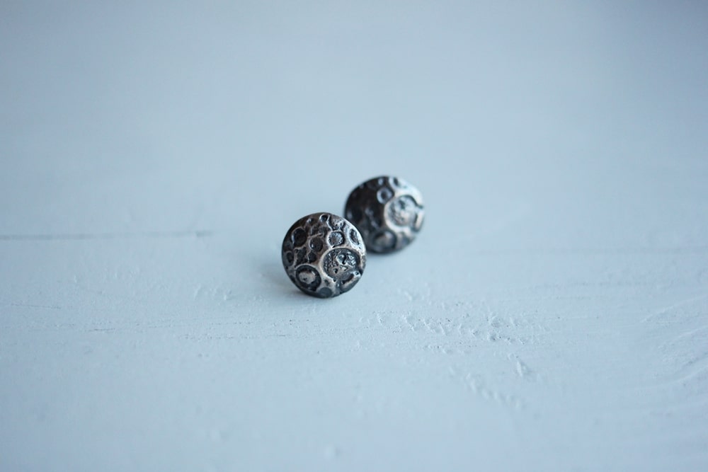 Stud earrings "MOON"