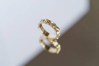 Wedding ring "Granite Rock" Light (3 mm)