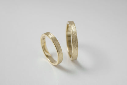 Wedding ring "Simple" (3 mm) brushed