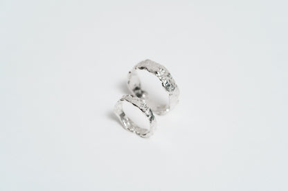 Wedding ring "Light Asteroid" (6 mm)