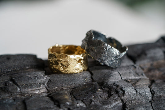 Wedding ring "Light Asteroid" (10 mm)
