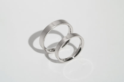 Wedding ring "Simple Comfort" (4 mm) matte