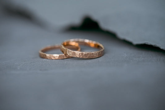 Wedding ring "Simple" forged (3 mm)