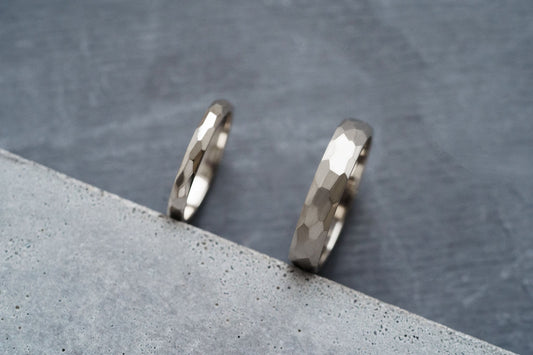 Wedding ring "Small Facets" (3 mm)